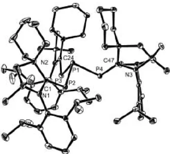 Figure 8. Solid state structure of IV, 50% thermal ellipsoids are shown. 