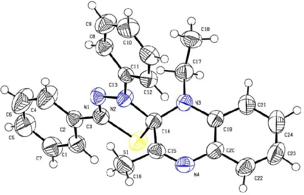 Figure 12 : Ortep du composé 228 