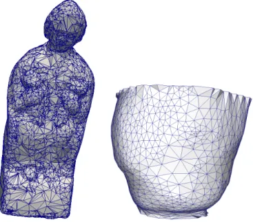 Figure 2.1: Examples of a triangular mesh models.