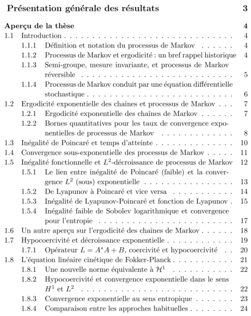Table des mati` eres
