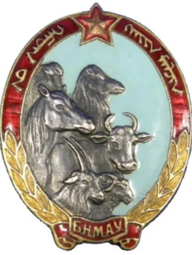 Figure 7 : Médaille du « meilleur éleveur de l‟état » de RPM. 