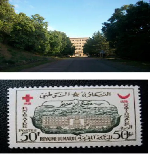 Figure 1.  Le sanatorium de Ben Smim situé à la ville d’Azrou     