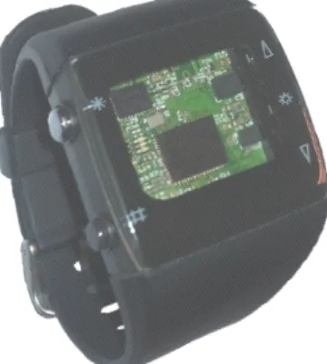 Fig. 7: prototype de montre pour la détection des chutes 