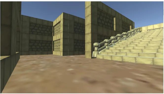 Figure 10 : Temple, 2018, jeu d’exploration 3D Unity 