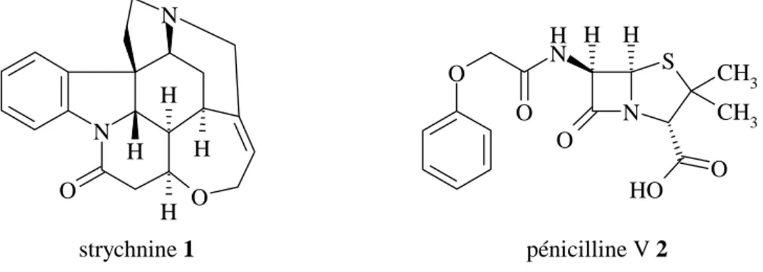 Figure 1 : Deux aspects du produit chimique naturel 