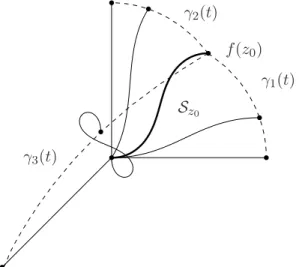 Fig. 5.1 – Un serpent suivant trois ﬂots.