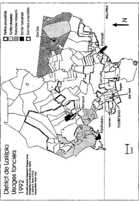 Figure 4: Les subdivisions foncières. 
