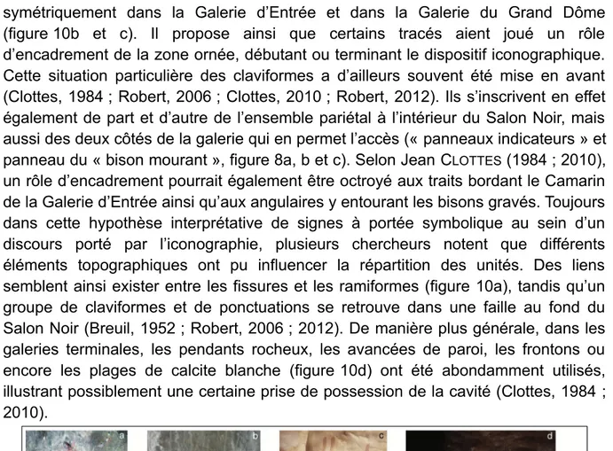 Figure 10 – Les fonctions proposées pour les signes de Niaux.