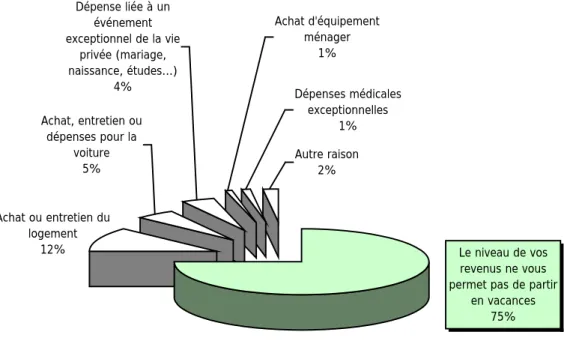 Graphique 40 – Parmi les raisons financières suivantes, quelle est celle qui explique le mieux que