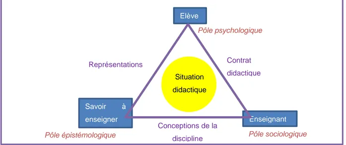 Figure 1 : Triangle didactique 