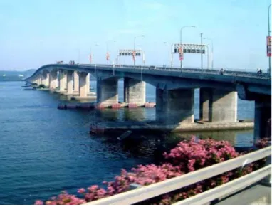 Figure I.3 : Le « Malaysia-Singapore second link » reliant Singapour à Johor (Malaisie) inauguré en 1998