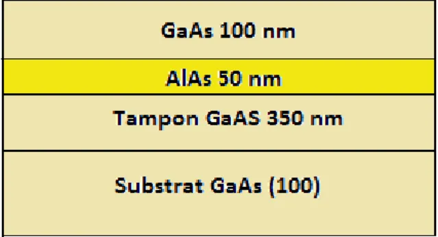 Figure II.8 : Schéma de l’échantillon 2146 réalisé pour l’étalonnage du procédé  d’oxydation 