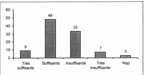 Figure  7: Opinions sur la couverture des besoins pendant l’été