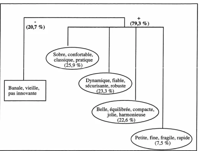 Figure 4 : Les perceptions de la voiture L