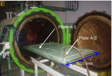 Figure 3-6. Picture of the composite plates prior to introduction into the autoclave. 