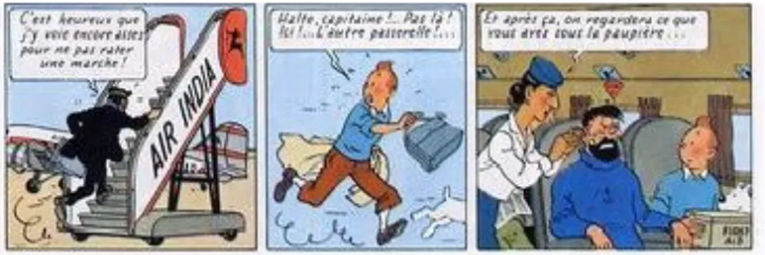 Figure 1 : HERGÉ, Tintin au Tibet, Tournai (Belgique), Casterman, 1975, p.9.  