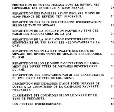 Tableau N°4 REPARTITION DE LA POPULATION PAUVRE AU SENS CEE 