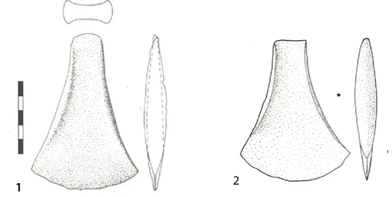 Figure 7: 1: Lavelanet 2: Le Peyrat 