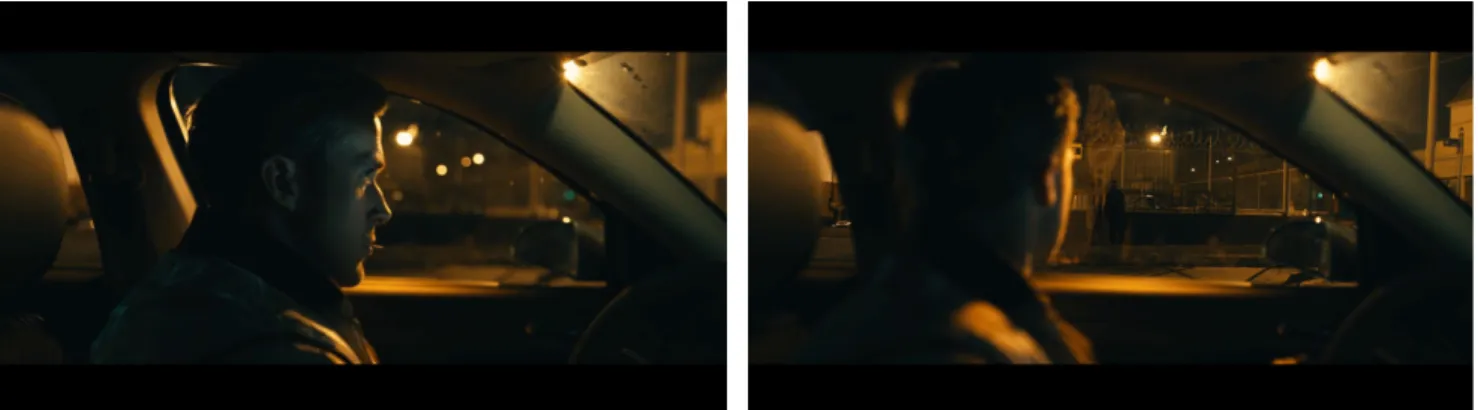 Fig. 1 &amp; 2. Alternation of focal depth between foreground and background in Drive.