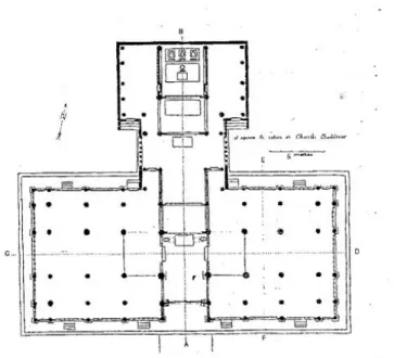 Figure 1.7 : Plan du Đình Đình Bảng (Bắc Ninh)  Source : Nguyễn Bá Lăng 