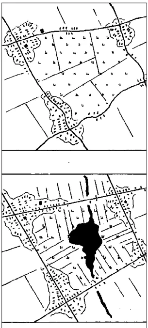 Figure 2.4: L’évolution d’une maison- maison-tube dans le vieux quartier 