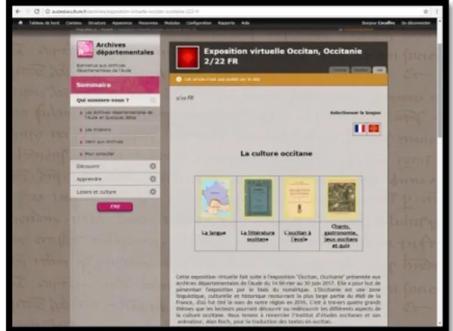 Illustration 7 : format de page "article"