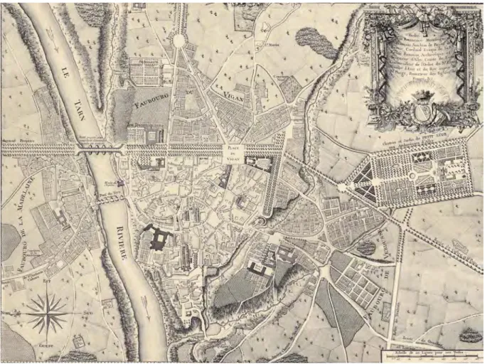 Figure n°5 : Plan de la ville d'Albi 70