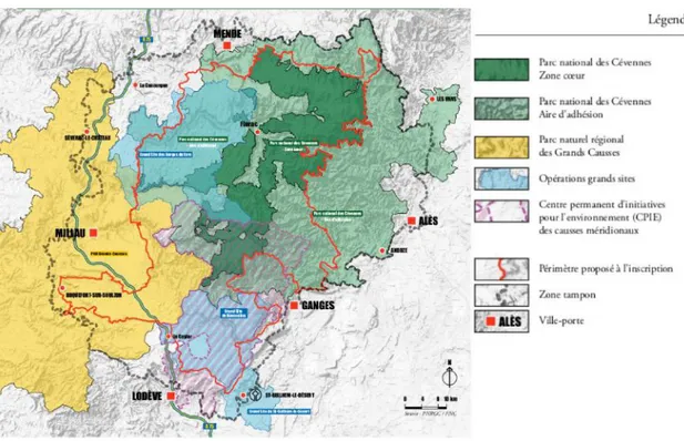 Figure 14 : Les principaux acteurs publics de la gestion du territoire 