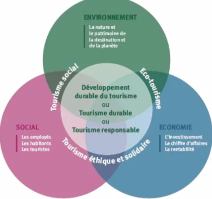 Figure 3 - Schéma du développement durable du tourisme 10