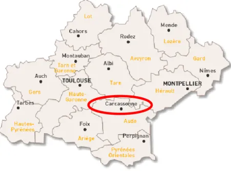 Figure E: Préfectures de la région Occitanie  30