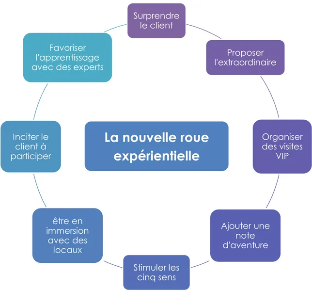 Figure 6 : Nouvelle roue expérientielle. 14