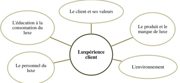 Figure 4 – La roue luxpérientielle 