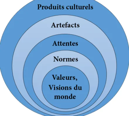 Figure 1 : Les différentes couches de la culture 
