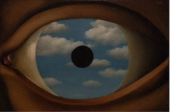 Fig. 25. Magritte, Le Faux Miroir (1928).