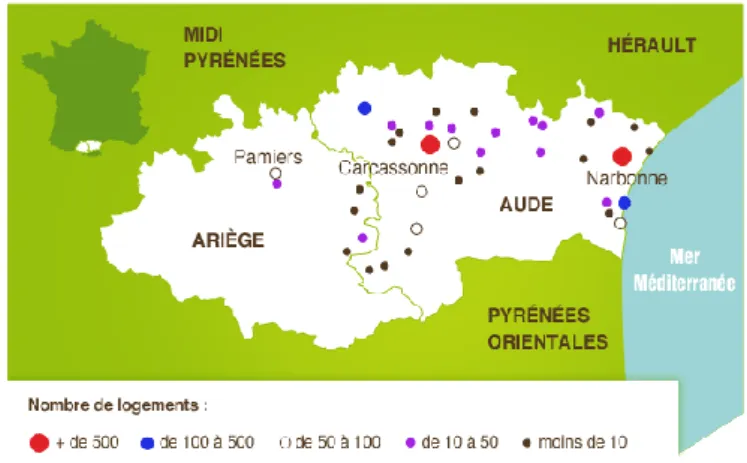 Figure 5 : Répartition du patrimoine immobilier d'ALOGEA 