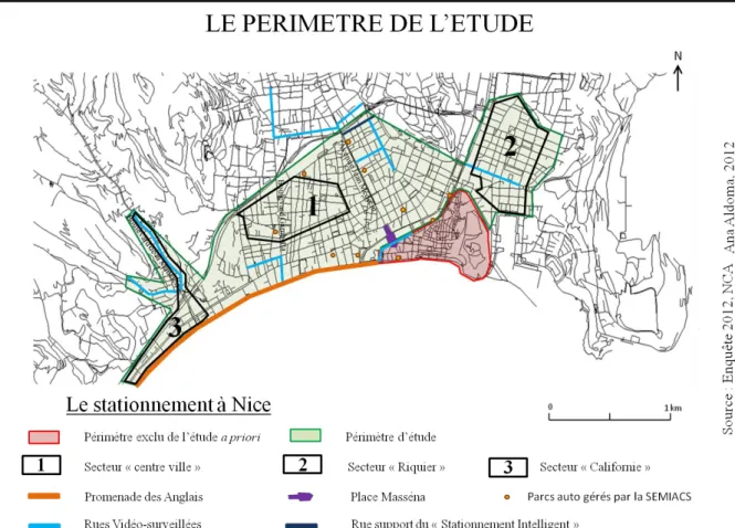 Figure 3 : Le périmètre d’étude 