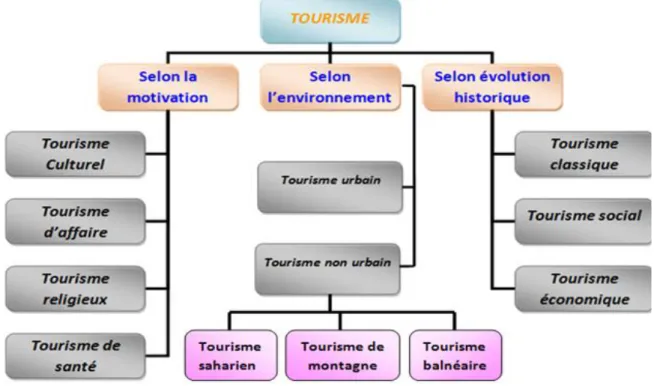 Figure III-1 : Classification du tourisme 