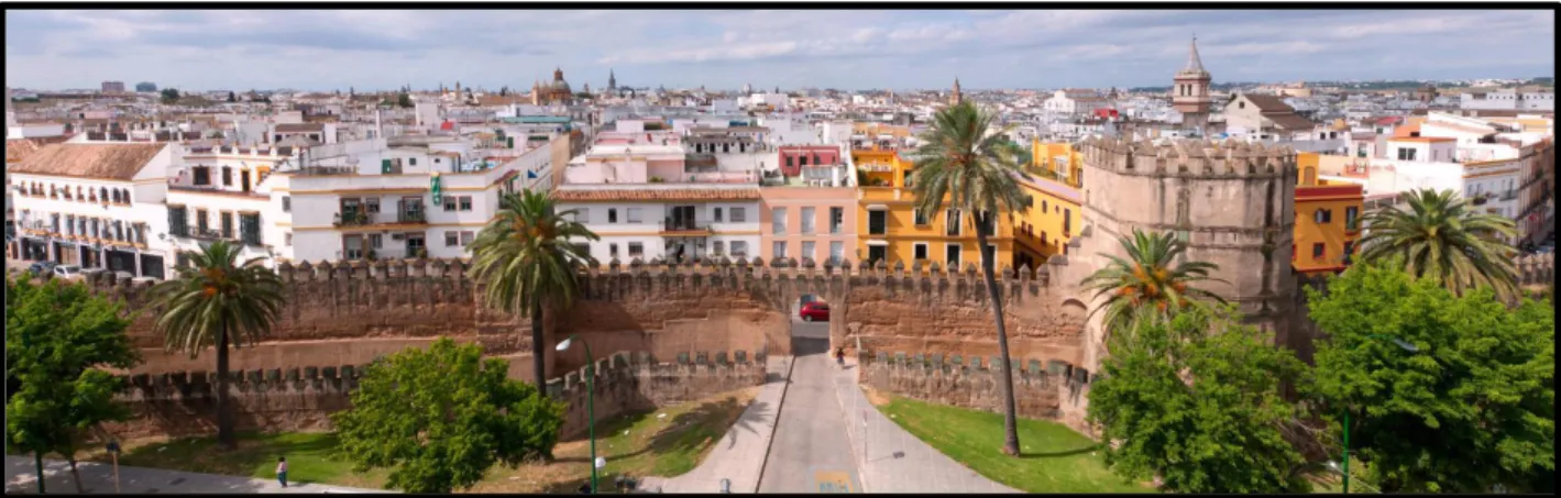 Figure 19. Rempart de la MACARENA avec une percée vers l’intramuros 