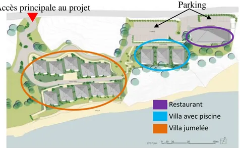 Figure 40: Plan de masse du projet  Source : https://www.archdaily.com/