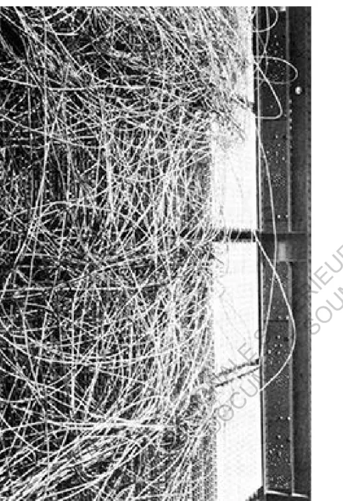 Figure 12  : «Spaghetti» d’un extracteur de caractéristiques (Perceptron Mark I) ECOLE 