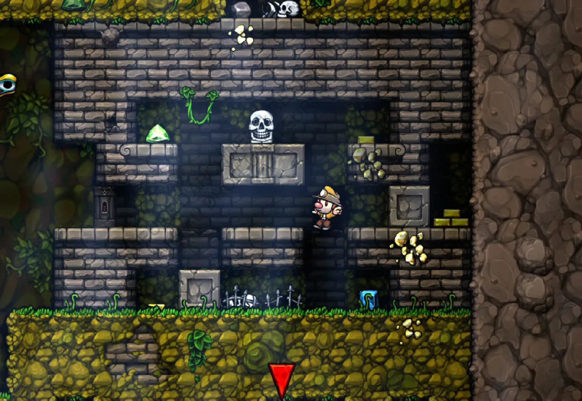 fig 0.10 :  Un jeu de plateforme procédural à succès