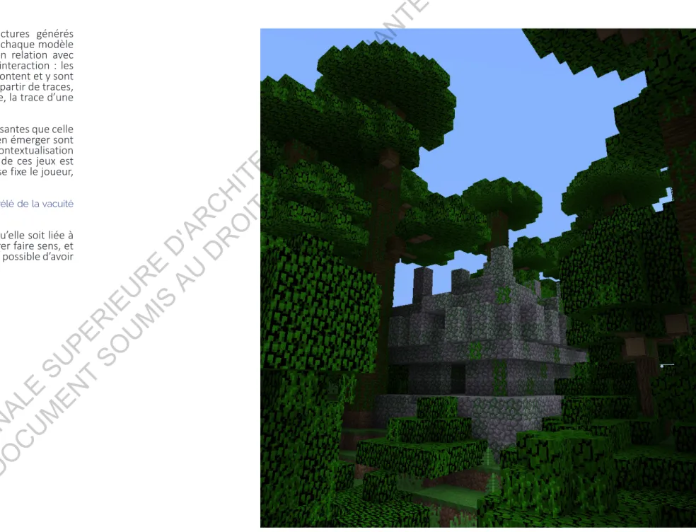 fig 1.9 :  Exemple d’une architecture spécifique à un biome