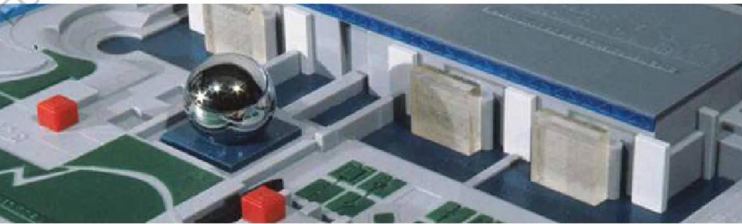 fig. 12 : Maquette tactile - Cité de la science et de l’industrieECOLE NATIONALE SUPERIEURE  D'ARCHITECTURE  DE  NANTES DOCUMENT SOUMIS AU DROIT D'AUTEUR
