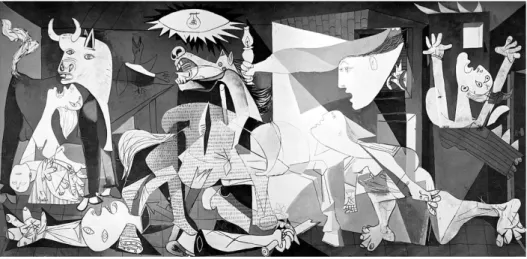 Tableau 3: Pablo Picasso: Guernica, 1937.  Musée Reina Sofia, Madrid