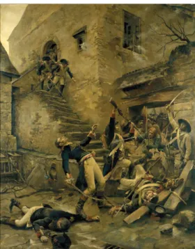 Tableau 5: Alexandre Bloch: La mort du Général Beaupuy, 1888.  Musée des Beaux-Arts, Rennes