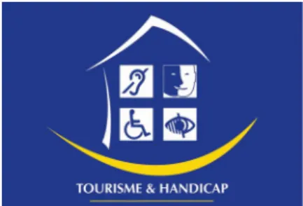 Fig. 1 : logo « Tourisme &amp; Handicap », quatre catégories.