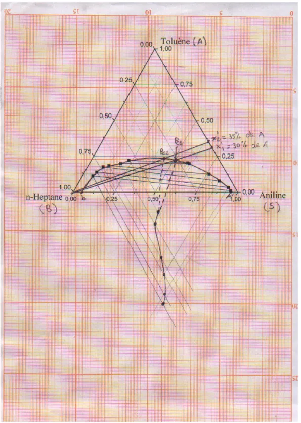 Figure A.3 : procédure de détermination du point critique P. 