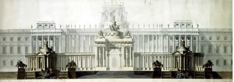 Fig. 06 : DE WAILLY, Charles. 1752. « Concours d’un palais pour l’Académie Royale d’architecture »