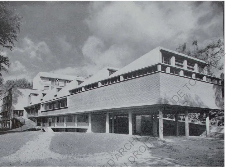 Figure 33.  Le restaurant universitaire // Photographie ©Jean Dieuzaide, 1955