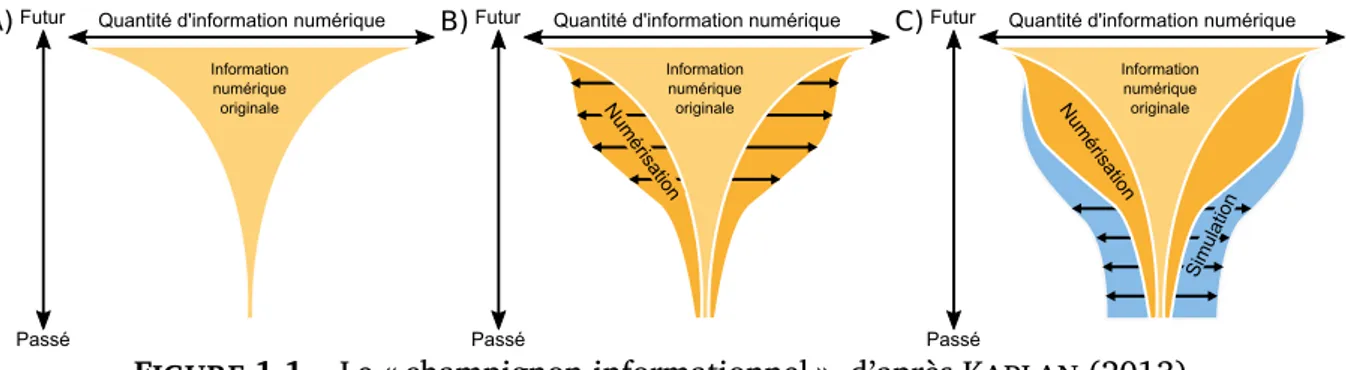 Figure 1.1 – Le « champignon informationnel », d’après Kaplan (2013).